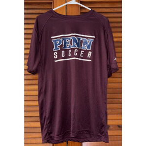 University of Pennsylvania PENN SOCCER BSN Sports Performance T-Shirt Size M